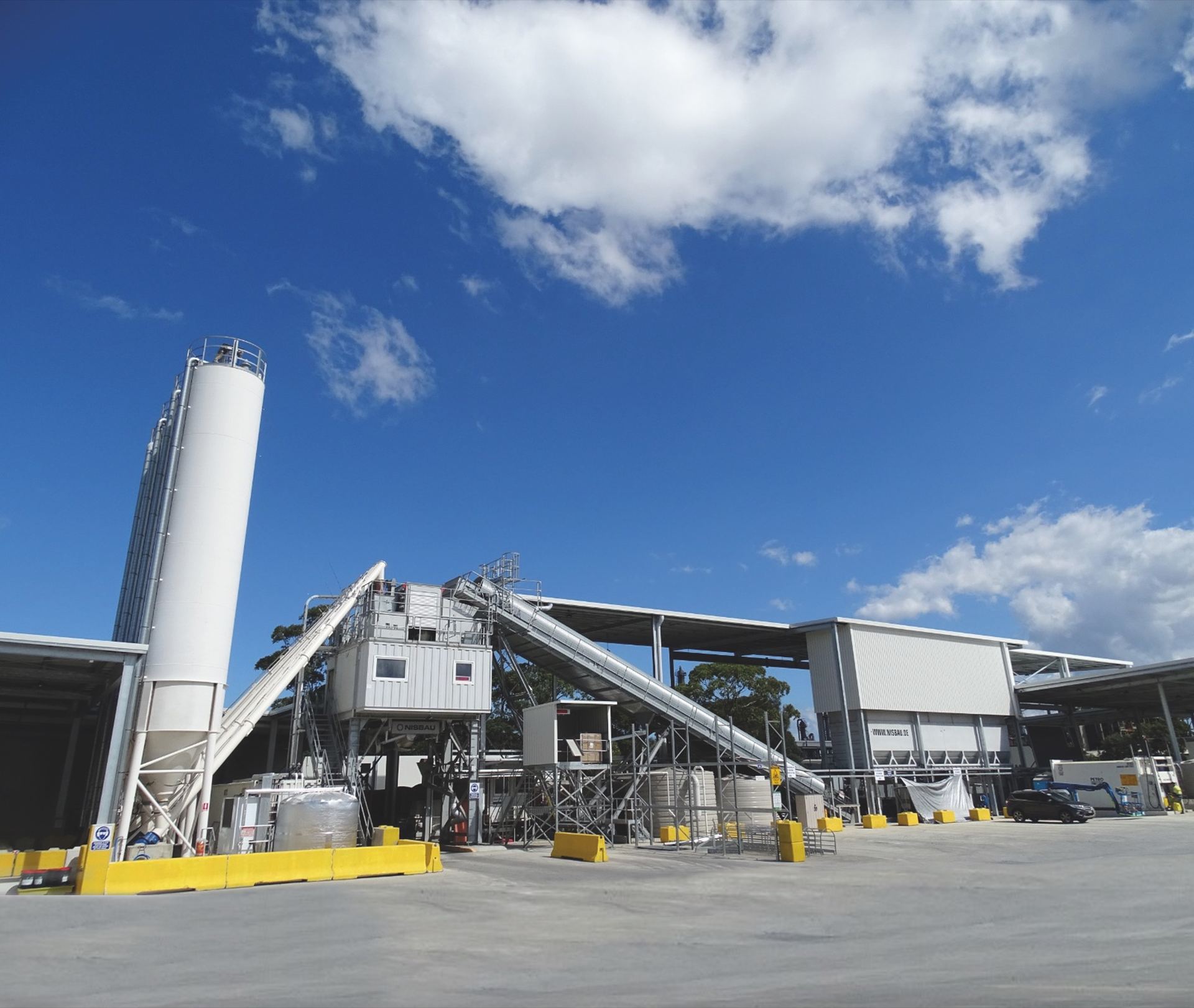 A NISBAU Performance plant on site in Sydney, Australia