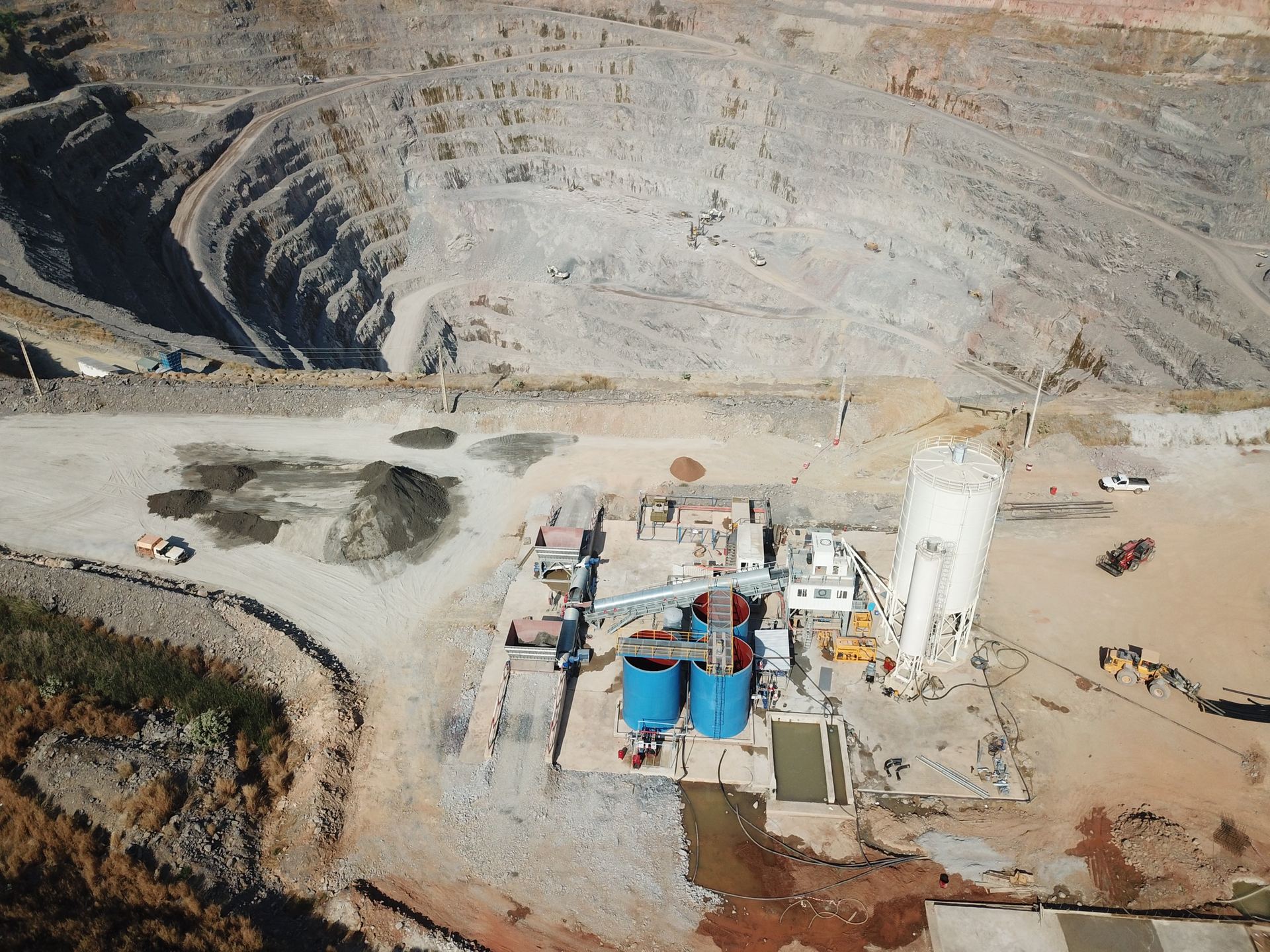 A NISBAU mine backfill plant in West Africa
